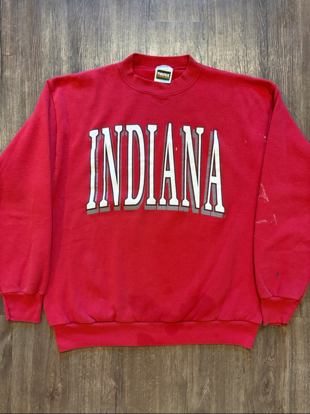 Vintage  Indiana university men’s large crewneck sweat sweater all over print